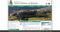 Desktop Screenshot of comunesantostefanodisessanio.aq.it
